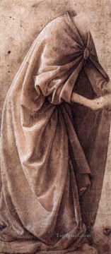 Domenico Ghirlandaio Painting - Study Of Garments Renaissance Florence Domenico Ghirlandaio